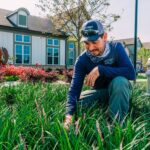 Irrigation specialist in Murfreesboro installing an irrigation system