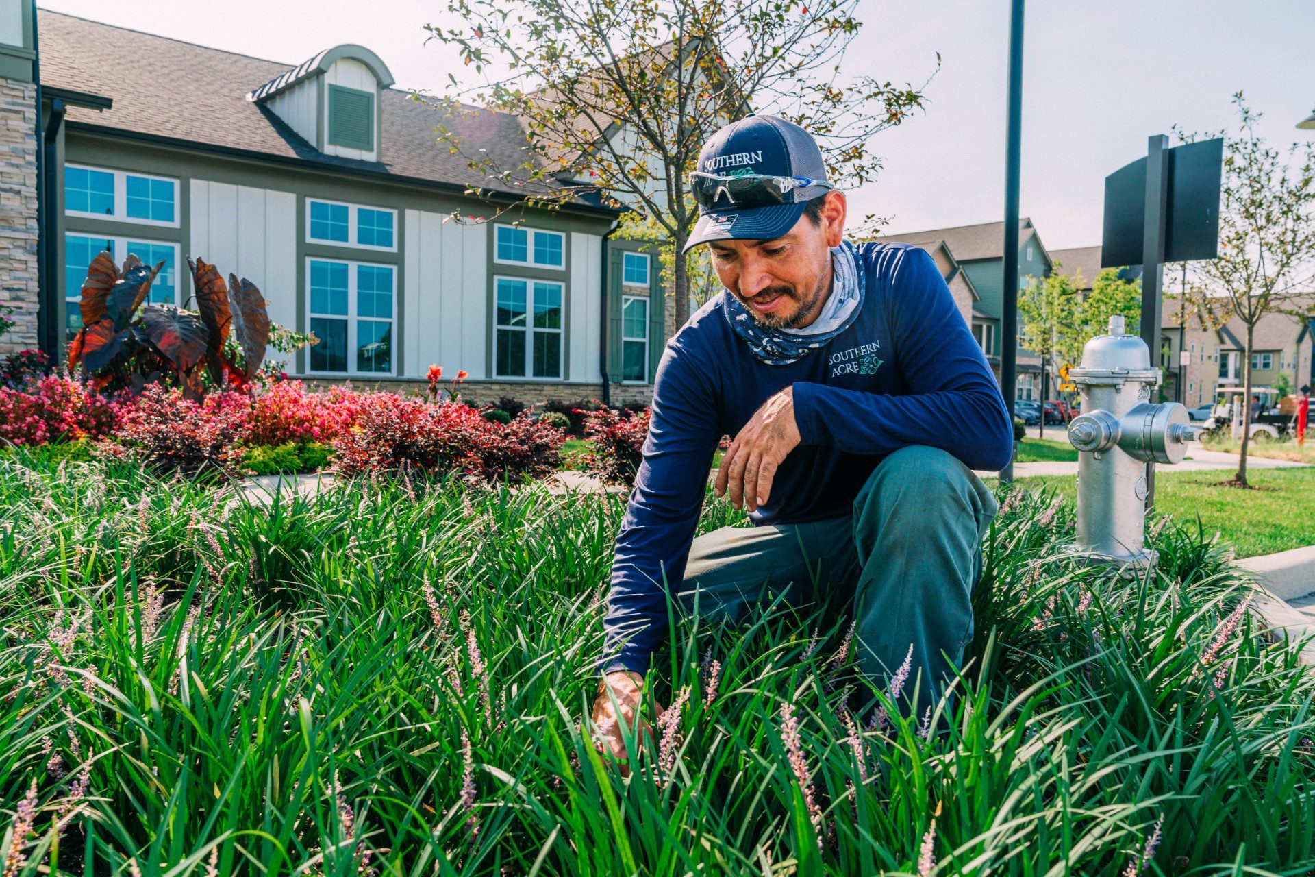 Irrigation specialist in Murfreesboro installing an irrigation system